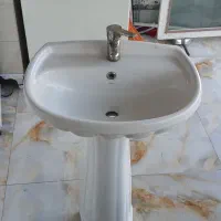 روشویی با شیر اهرمی تمیز درحد|لوازم سرویس بهداشتی|شاهین دژ, |دیوار