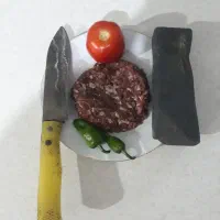 چاقو قصابی و سنگ چاقو تیز کنی