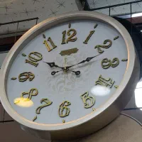 ساعت دیواری بی صدا ۵۵ سانتی با یکسال گارانتی|ساعت دیواری و تزئینی|قم, ارم|دیوار