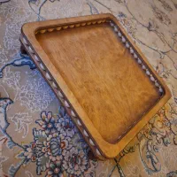 دو عدد ظرف چوبی