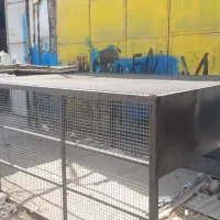 سبد فلزی دارای توری مشبک برای ماشین های باری