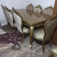 غذاخوری ۸نفره کاملا نو هیچ استفاده نشده|میز و صندلی غذاخوری|تهران, جوادیه تهرانپارس|دیوار