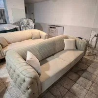 مبل کارچوب ۸نفره / راحتی / در حد نو