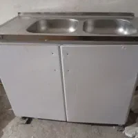 سینک ظرفشویی به همراه کابینت