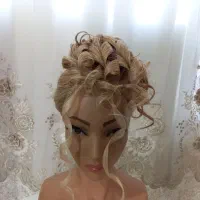 کله مانکن  با موی طبیعی