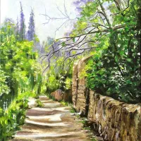 اموزشگاه نقاشی نفس قلم|خدمات آموزشی|قم, بنیاد|دیوار