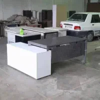 میز صدف 160*70 طرح سنگ روشن|دفتر کار|کرج, کارخانه قند|دیوار