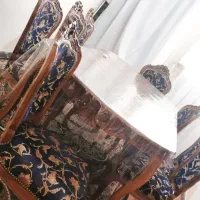 میز وصندلی نهار خوری چوب گردو