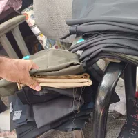 پارچه کیلویی چرم و بارانی ،تیکه های ۳۰ تا ۸۰سانت|حراج|تهران, آذری|دیوار