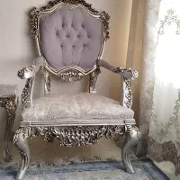 مبلمان 8 نفره عسلی و جلو مبلی