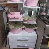 پایه قابلمه ورق بزنین|آب‌چکان و نظم‌دهنده ظروف|مشهد, شهید بهشتی|دیوار