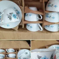 ظروف شیشهای پیرکس وچینی گل سرخی|ظروف سرو و پذیرایی|مرند, |دیوار