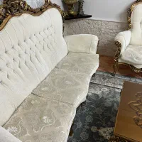 فروش مبل سلطنتی همراه با میز عسلی|مبلمان خانگی و میز عسلی|نوشهر, |دیوار