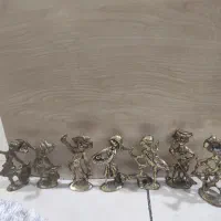 هفت عدد مجسمه برنزی کوچیک|مجسمه، تندیس، ماکت|تهران, سلسبیل شمالی|دیوار