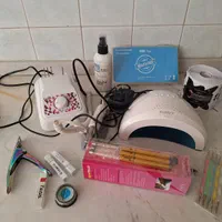 وسایل کاشت ناخن بسیار کم استفاده شده|آرایشگاه و سالن‌های زیبایی|تهران, نارمک|دیوار
