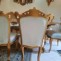 ست مبلمان ۸ نفره و غذاخوری ۱۰ نفره استیل در حدنو|مبلمان خانگی و میز عسلی|تهران, دردشت|دیوار