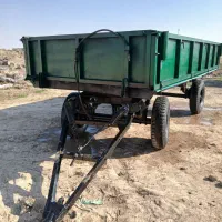 دو عدد تریلی یا بارکش تراکتور