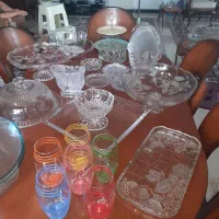 تعدادی ظروف کریستال فرانسوی چک وآلمانی نو و درحدنو|ظروف سرو و پذیرایی|محمودآباد, |دیوار