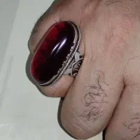 انگشتر یاقوت نگین درشت واقعا آنتیک
