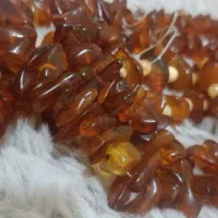 دو عدد گردنی کهربای بالتیک|جواهرات|تبریز, |دیوار