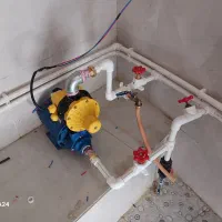 لوله کشی آب و فاضلاب و برق کاری ساختمان رستمی