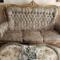 مبل نیمه استیل 9نفره بفروش می رسد|مبلمان خانگی و میز عسلی|طرقبه, |دیوار