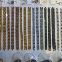 دستبند رولکس مردانه زنانه طلایوارداتی استیل316عیار