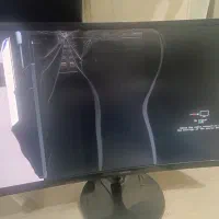 مانیتور سامسونگ 24اینچ منحنی مدل  s24c360eam شکسته|قطعات و لوازم جانبی رایانه|ارومیه, |دیوار