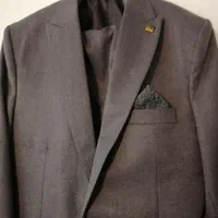 کت و شلوار مردانه رنگ طوسی