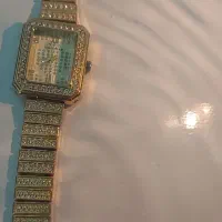 ساعت زیبای طلایی زنانه|ساعت|گرمی, |دیوار