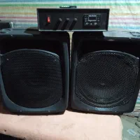 دو عدد باند ۱۲اینج با یک دستگاه پاور قدرتمند|سیستم صوتی خانگی|بناب, |دیوار