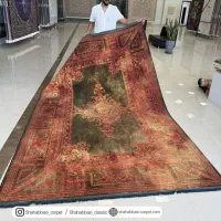 قالی هزارشانه/+هنر درهرگره پشمی +رنگ دودی دلفینی&|فرش|شوشتر, |دیوار