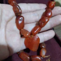 گردنبند عقیق قدیمی|بدلیجات|فیروزآباد (فارس), |دیوار