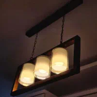 لوستر چوبی|لوستر و چراغ آویز|مشهد, شهید مطهری|دیوار