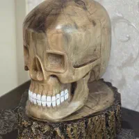 فیگور اسکلت چوب خالص دست ساز