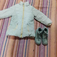 کاپشن پشمی وپوتین بچگانه درحدنو