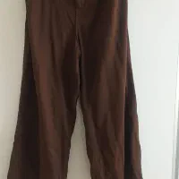 شلوار فول بگ پارچه ای لخت در حد نو