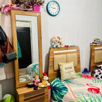 تختخواب تک نفره+دوکشو زیرتخت