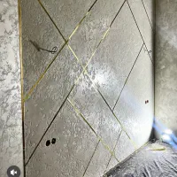 میکروسمنت نما ساختمان ویلا پتینه باغ رنگ بازسازی