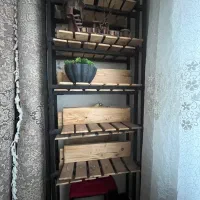 قفسه کتاب|کتابخانه، شلف، قفسه‌های دیواری|مهاباد (آذربایجان غربی), |دیوار