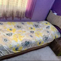 فروش تخت‌ خواب یک نفره با پاتختی