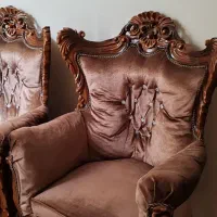 مبل سلطنتی 7نفره سالم|مبلمان خانگی و میز عسلی|اصفهان, کوجان|دیوار