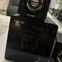 اسپیکر microlab سه قلو مشکی سالم زیر قیمت|قطعات و لوازم جانبی رایانه|تهران, مشیریه|دیوار