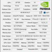 گرافیک p106-100 6GB معادل GTX 1060|قطعات و لوازم جانبی رایانه|زنجان, |دیوار