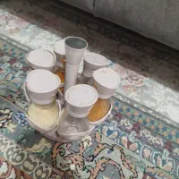 با سماوری و جا ادویه|ظروف نگهدارنده، پلاستیکی، یک‌بارمصرف|مشهد, شهید معقول|دیوار