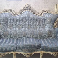 سرویس ۷نفره+ دو عسلی+ میز وسط+ویترین سالم