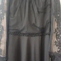 لباس مجلسی مشکی سنگدوزی شده|لباس|قمرود, |دیوار