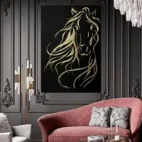 تابلو نقاشی اسب مدرن