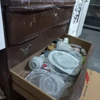 لوازم منزل نصف قیمت توافقی + خط تلفن ثابت|جاکفشی، کمد، دراور|محمدیه-قزوین, |دیوار