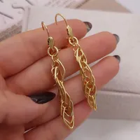 گوشواره حلقه ای طرح طلا